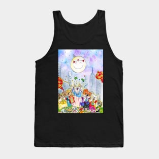 Lunar New Year Cats and Dogs Tank Top